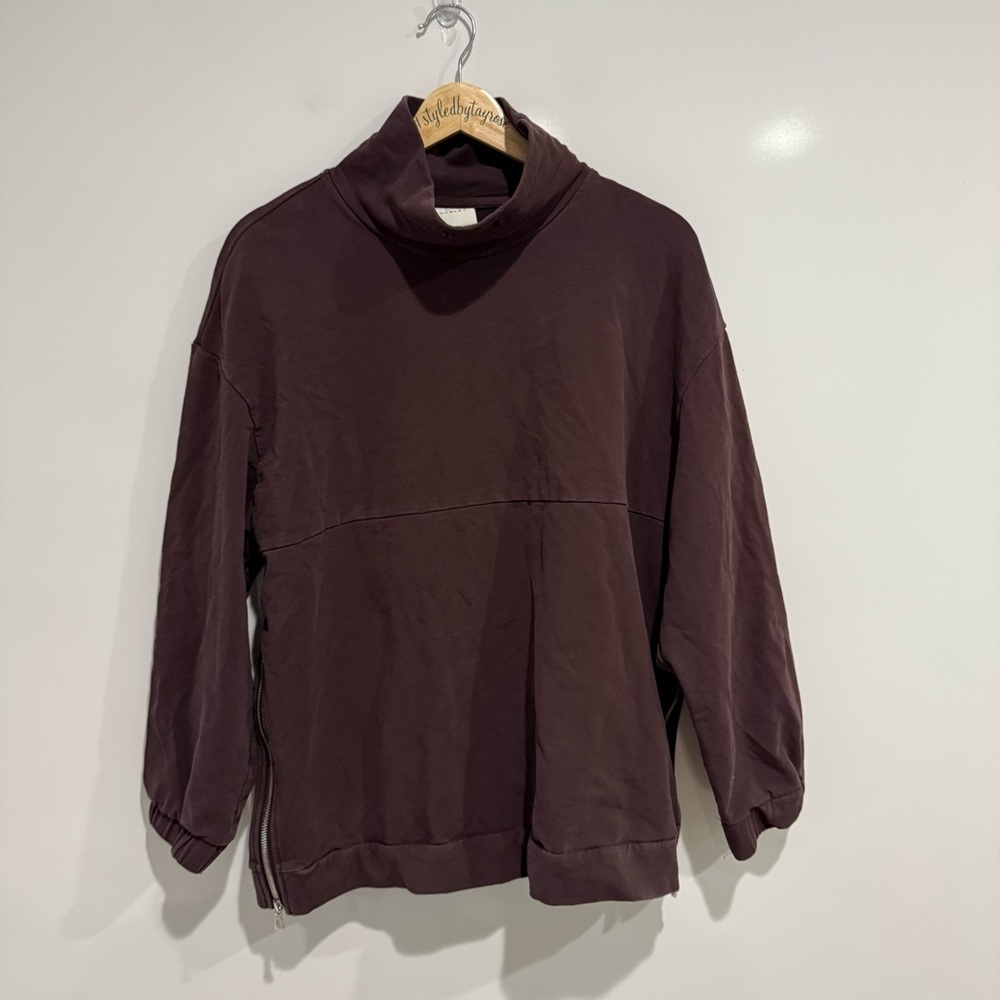 Varley Mockneck Side Zip Sweatshirt